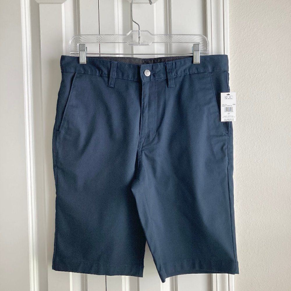Volcom Men's Vmonty stretch shorts Navy NWT size 31